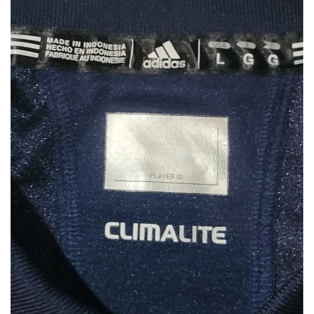 Notre‎ Dame Fighting Irish Mens Large L Golf Polo Shirt Adidas Climalite Euc